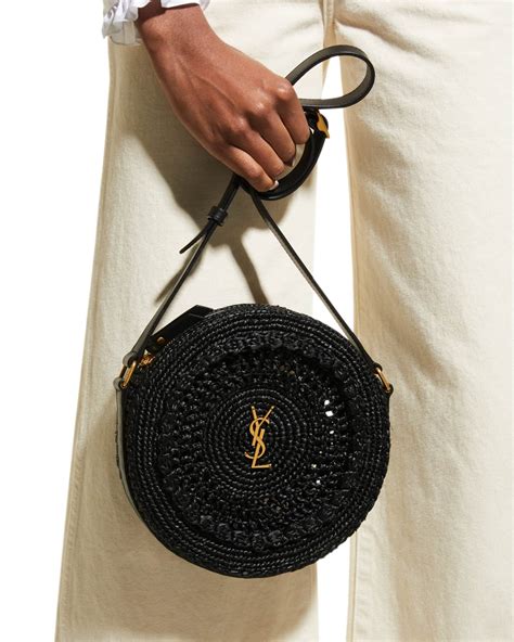 ysl beach bag raffia|ysl raffia crossbody bag.